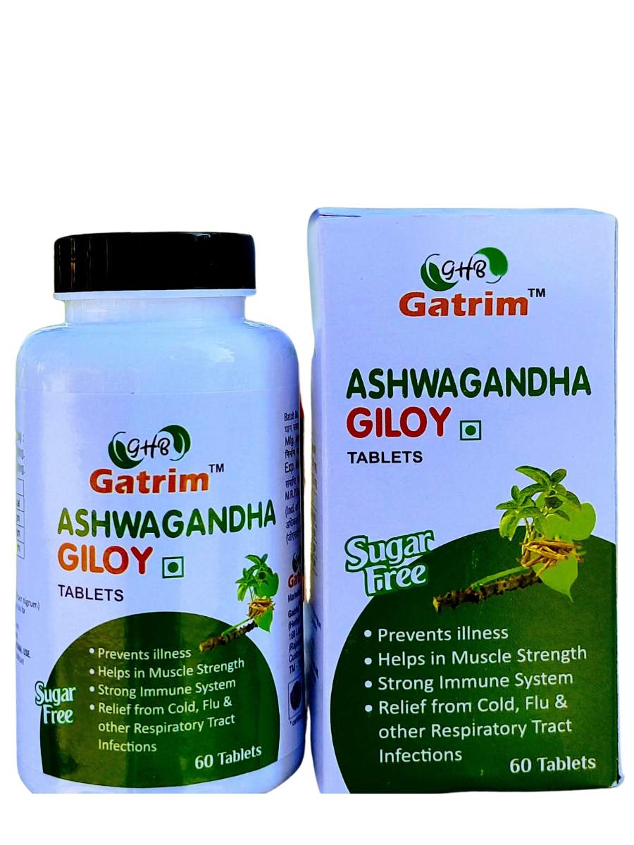 GATRIM ASHWAGANDHA GILOY TAB.